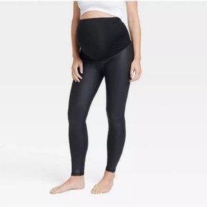 High Gloss Maternity Leggings